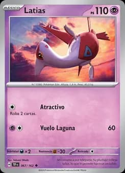 Latias card in Spanish
