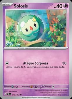 Solosis card in Spanish
