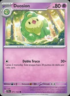Duosion card in Spanish