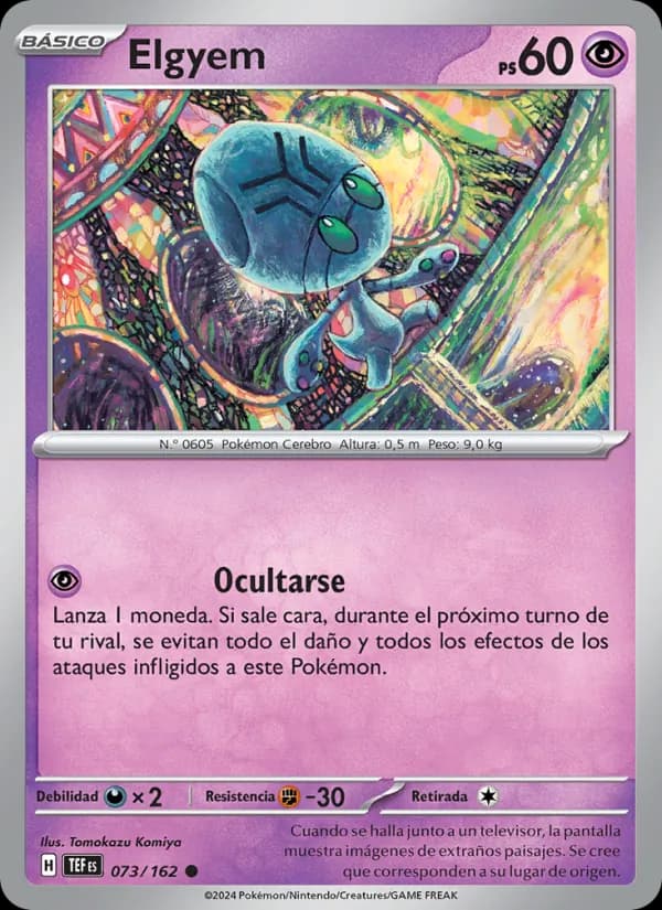 Elgyem card in Spanish