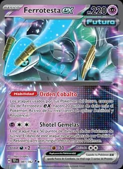 Ferrotesta ex card in Spanish