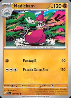 Medicham card in Spanish
