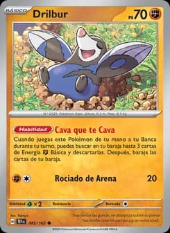 Drilbur card in Spanish