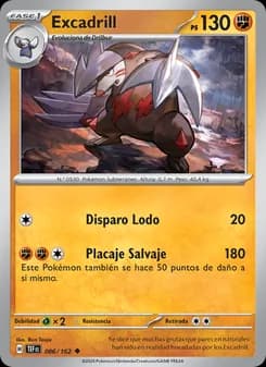 Excadrill card in Spanish