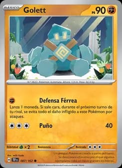 Golett card in Spanish