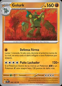 Golurk card in Spanish