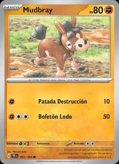 Mudbray card in Spanish