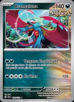 Bramaluna card in Spanish