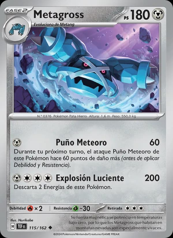 Metagross card in Spanish