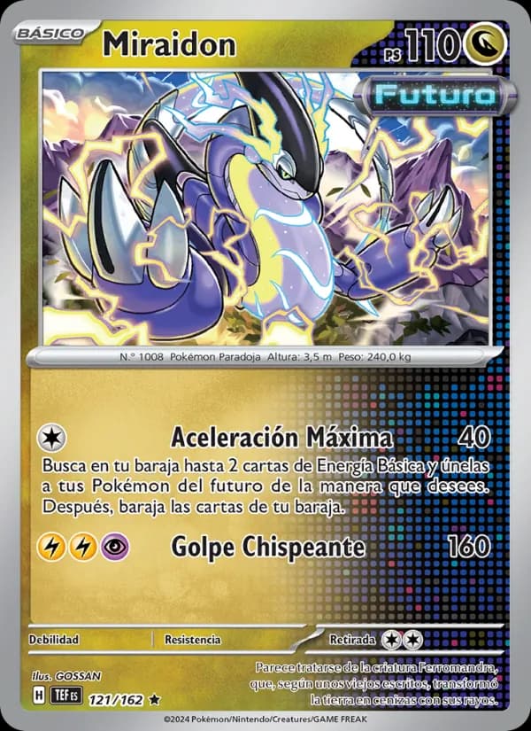 Miraidon card in Spanish