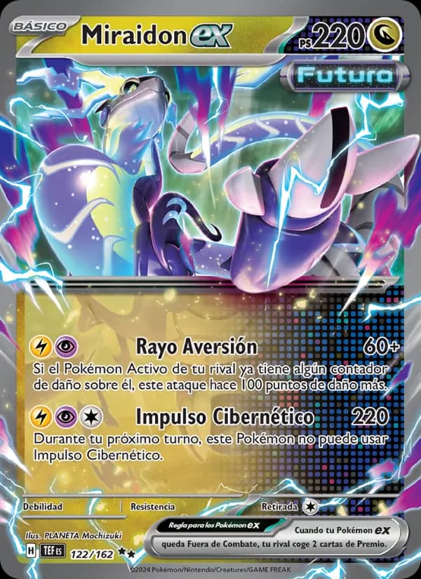 Miraidon ex card in Spanish