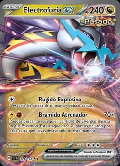 Electrofuria ex card in Spanish
