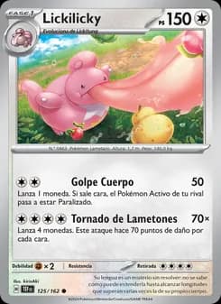 Lickilicky card in Spanish