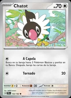 Chatot card in Spanish