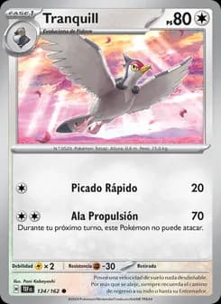 Tranquill card in Spanish