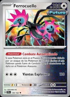 Ferrocuello card in Spanish