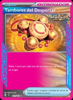 Tambores del Despertar card in Spanish
