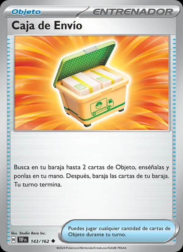Caja de Envío card in Spanish