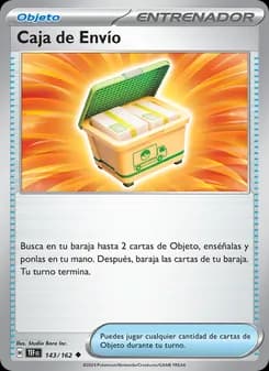 Caja de Envío card in Spanish