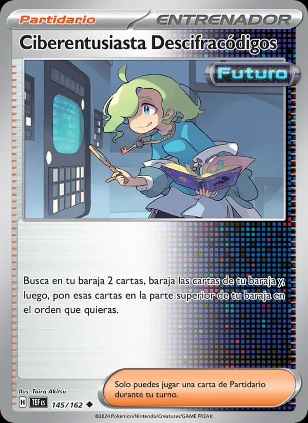 Ciberentusiasta Descifracódigos card in Spanish