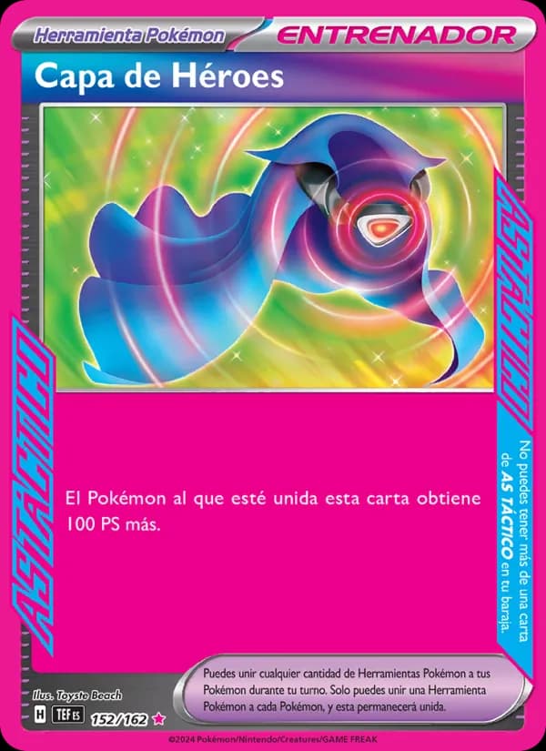 Capa de Héroes card in Spanish