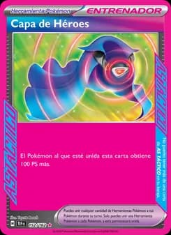 Capa de Héroes card in Spanish