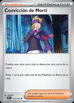 Convicción de Morti card in Spanish