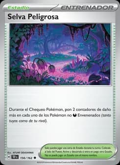 Selva Peligrosa card in Spanish
