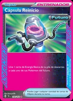 Cápsula Reinicio card in Spanish