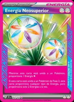 Energía Neosuperior card in Spanish