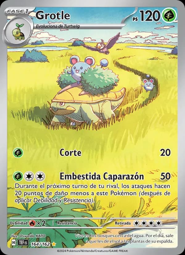 Grotle card in Spanish
