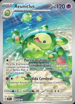 Reuniclus card in Spanish