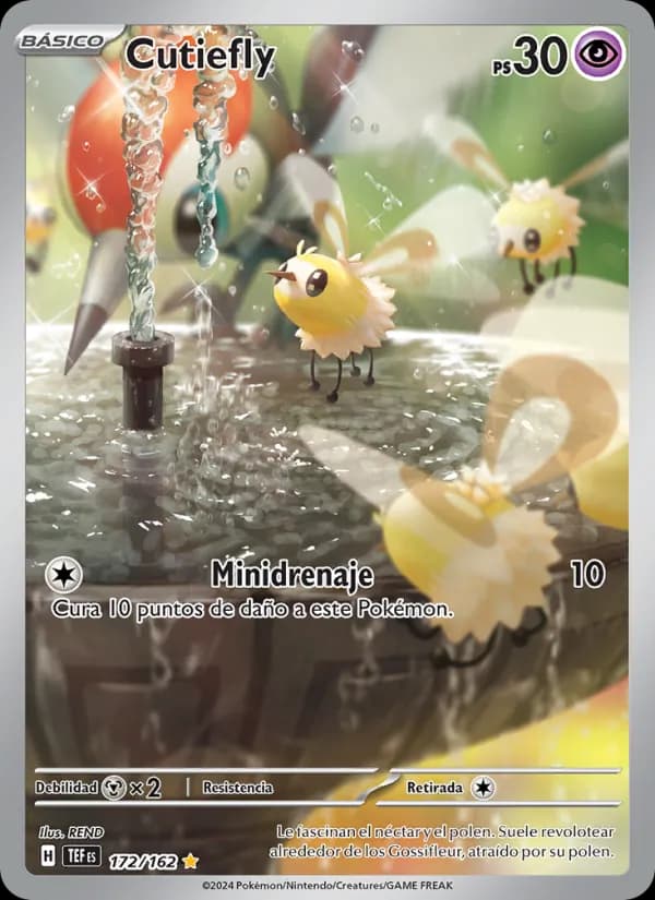 Cutiefly card in Spanish