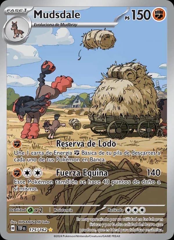 Mudsdale card in Spanish