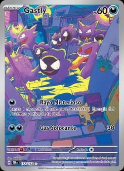 Gastly card in Spanish