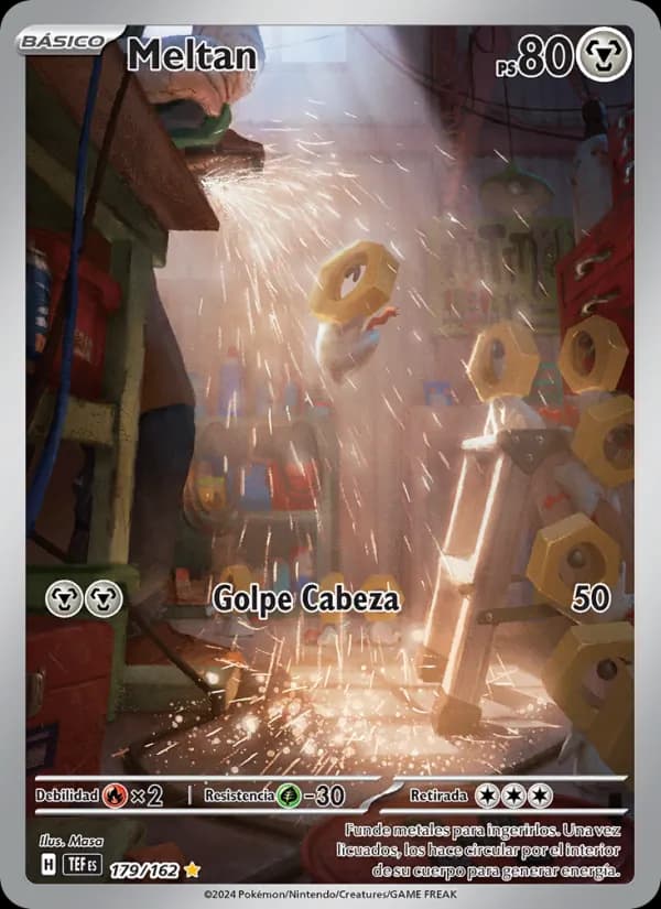 Meltan card in Spanish