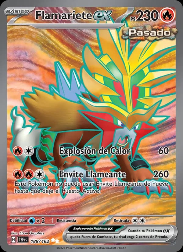 Flamariete ex card in Spanish