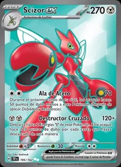 Scizor ex card in Spanish