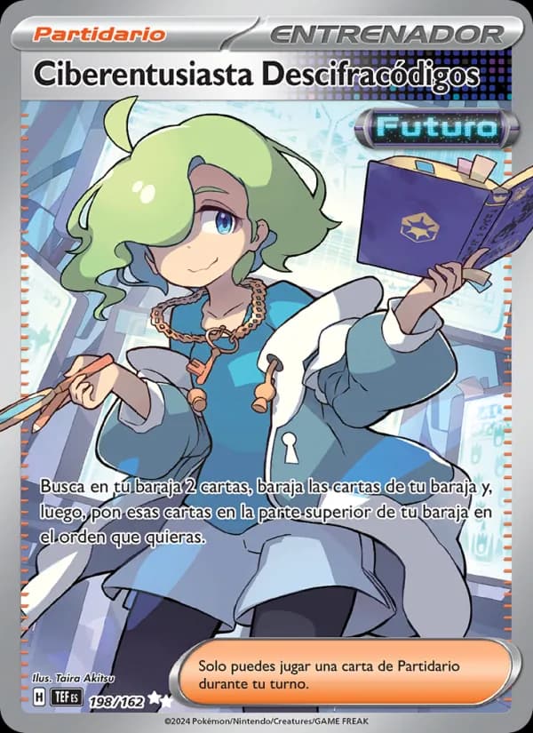 Ciberentusiasta Descifracódigos card in Spanish