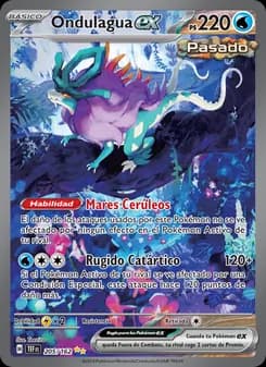Ondulagua ex card in Spanish