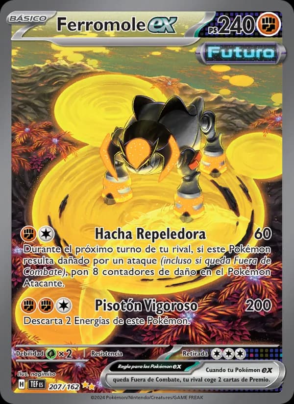 Ferromole ex card in Spanish