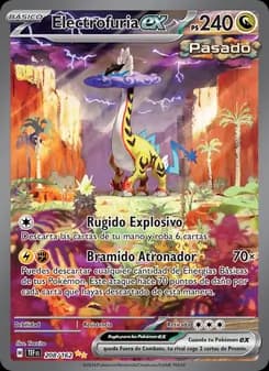 Electrofuria ex card in Spanish