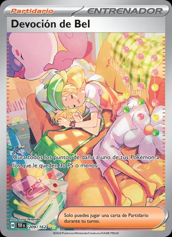 Devoción de Bel card in Spanish