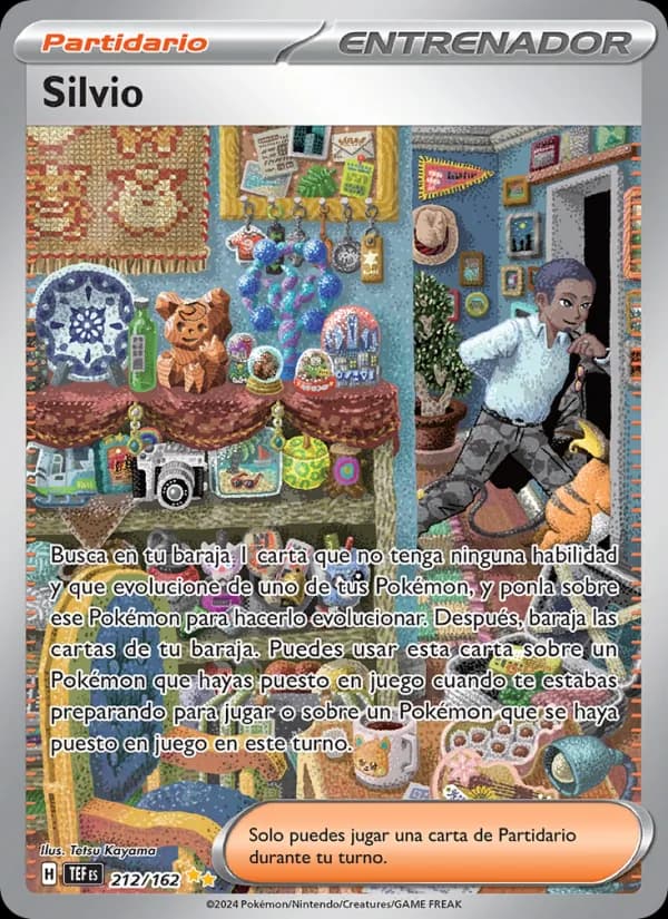 Silvio card in Spanish
