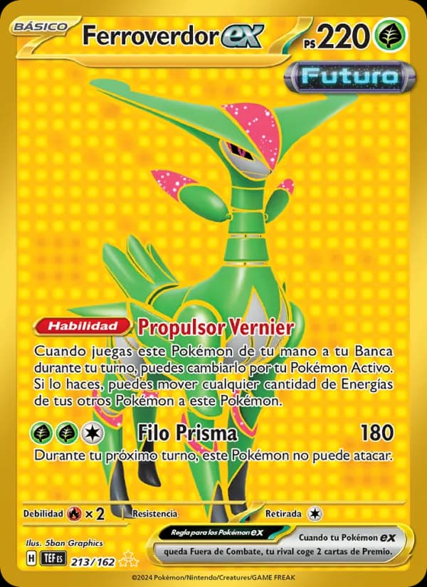 Ferroverdor ex card in Spanish
