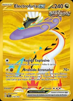 Electrofuria ex card in Spanish