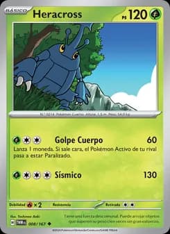 Heracross card in Spanish