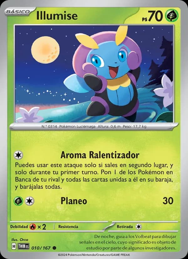 Illumise card in Spanish
