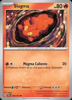 Slugma card in Spanish