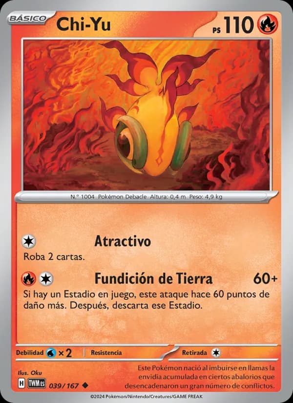 Chi-Yu card in Spanish